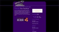 Desktop Screenshot of ajsnypizza.com