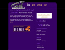 Tablet Screenshot of ajsnypizza.com